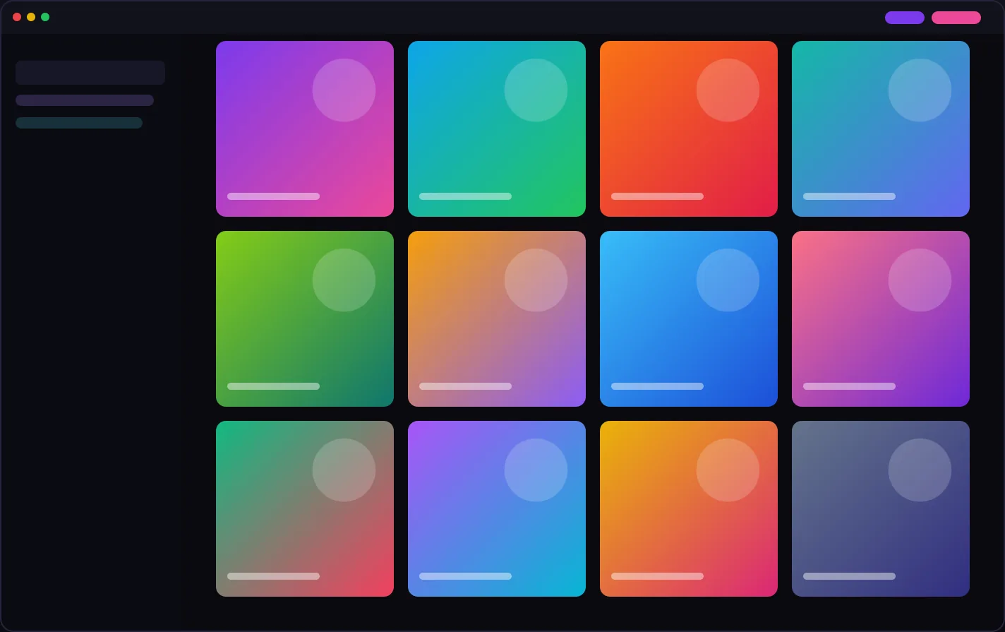 NT Video Player wall mode interface